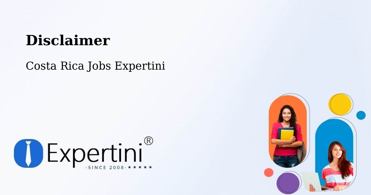 Disclaimer – Cot - Costa Rica Jobs Expertini