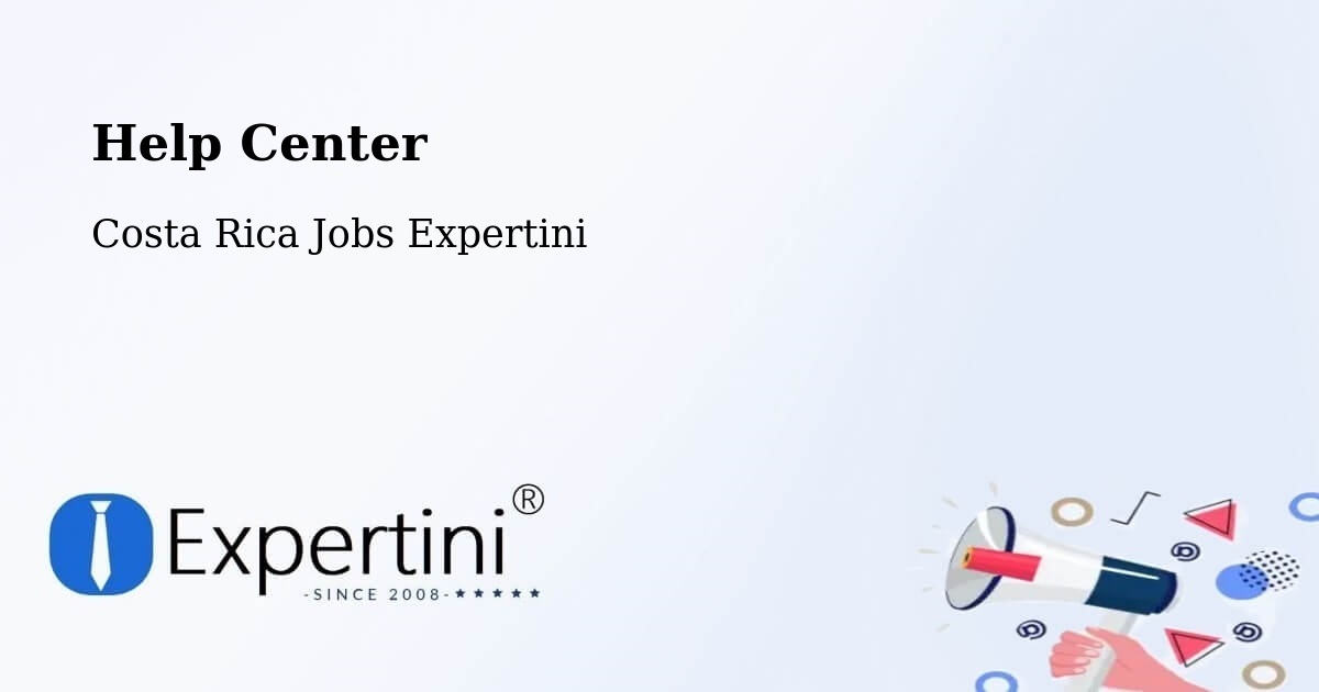 Help Center – Cot - Costa Rica Jobs Expertini