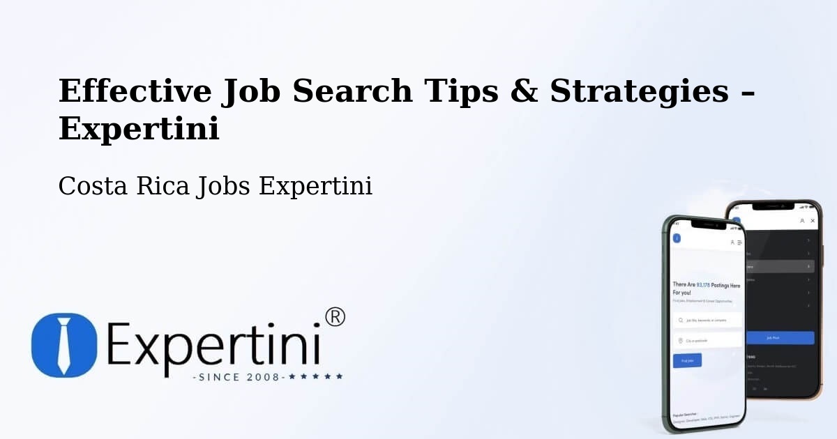 Job Search Tips & Strategies for Job Seekers – Cot - Cot, Costa Rica Jobs Expertini