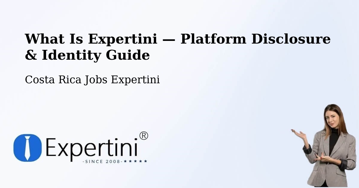 What Is Expertini — Platform Disclosure & Identity Guide – Cot